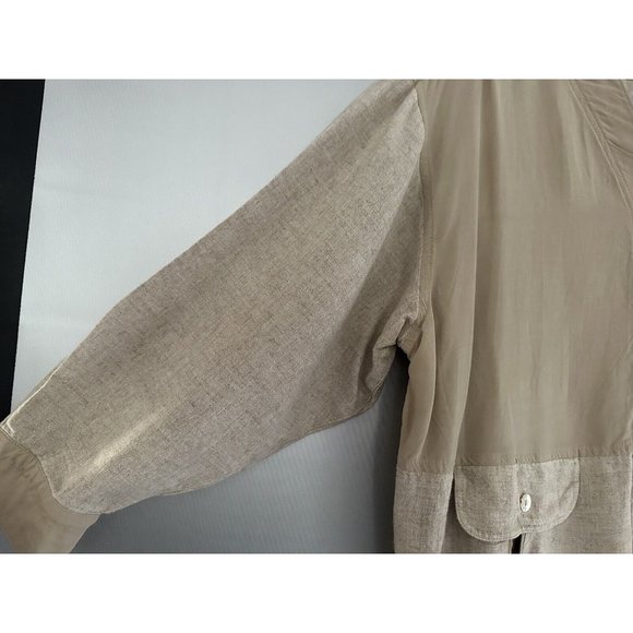 Free Wear By Jonathan Hoenscheidt Two-tone Tan Men's Sz Large Cardigan - Picture 6 of 13